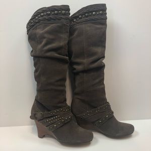 Naughty Monkey Ring Maestro Boot Taupe Size 7.5